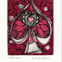 Hearts and Spades card from the Art In An Envelope Series by Helena Orlowski