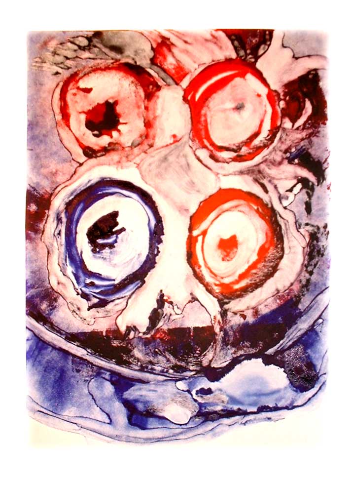 eyes 2,  artwork from the monoprints series