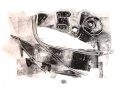 shipping moon, artwork from the monoprints series