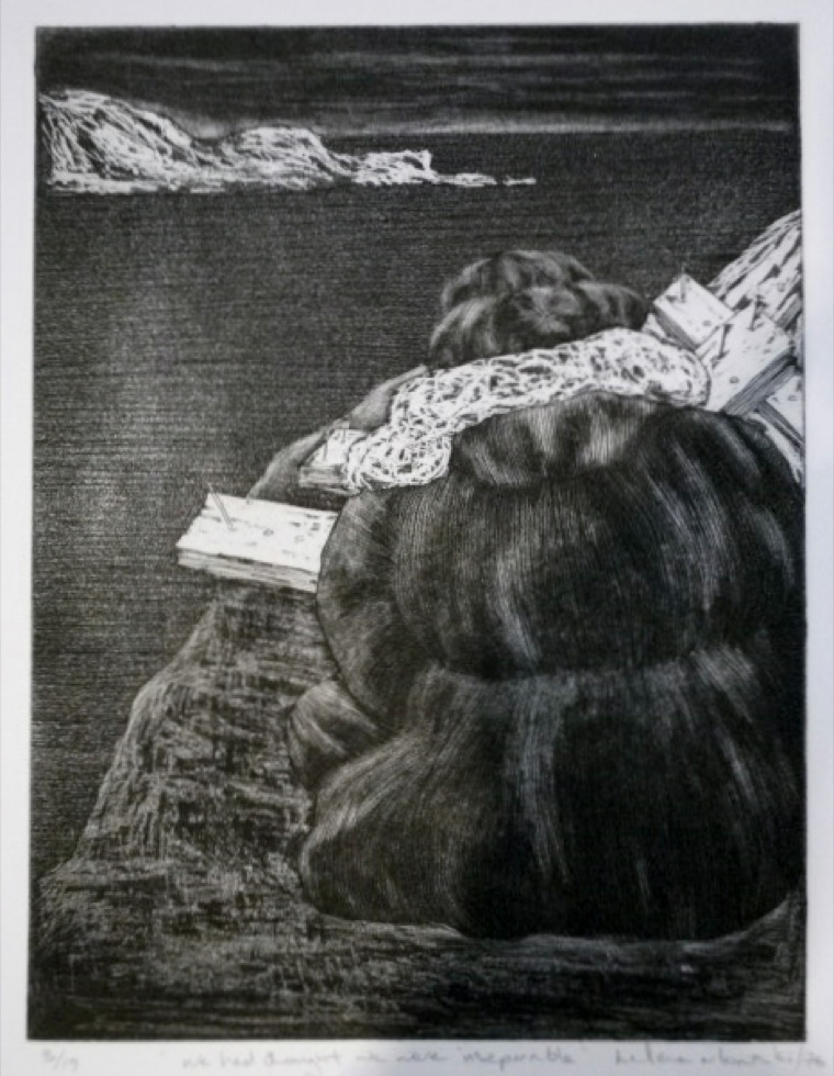 We had thought we were inseparable, etching, 300 x 225